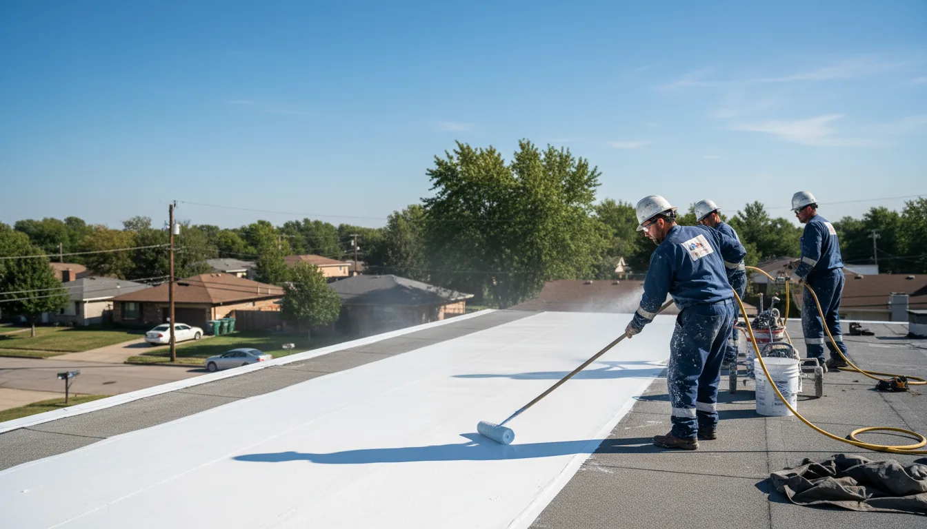 Commercial roof coating in Sanderson, TX near me
